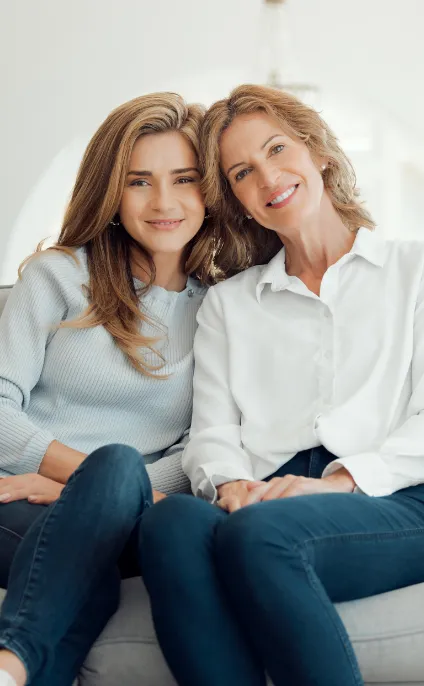 mom & daughter